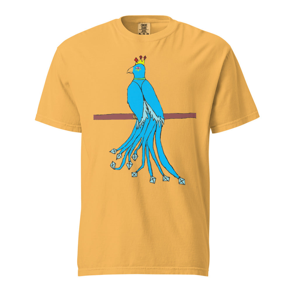 Crystal Bird Tee - Mustard