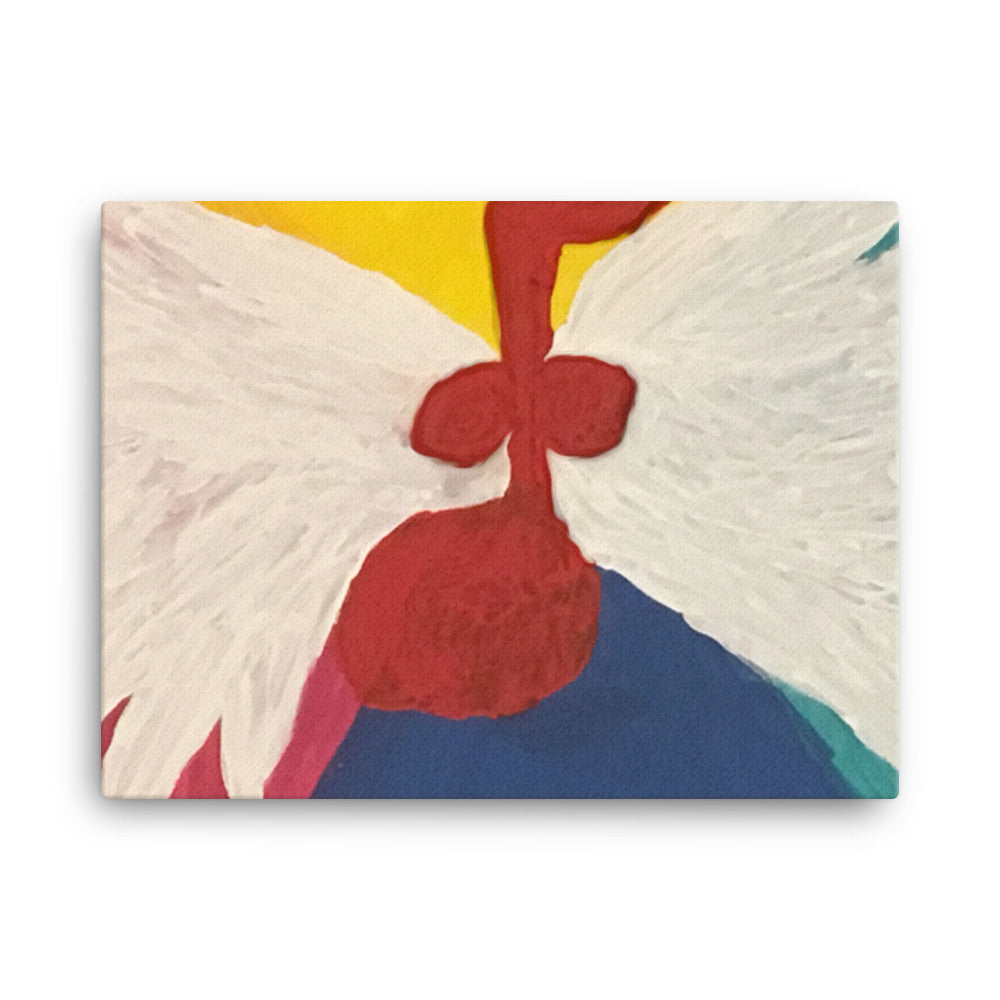 Flying Note Canvas Print
