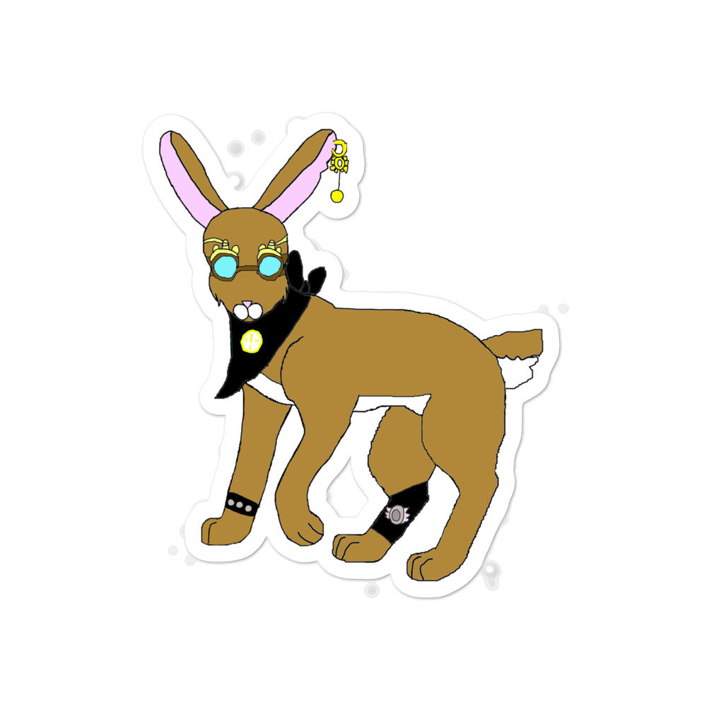 Steampunk Rabbit Sticker