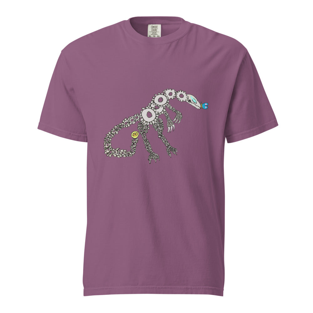 Gear Dinosaur Tee - Berry