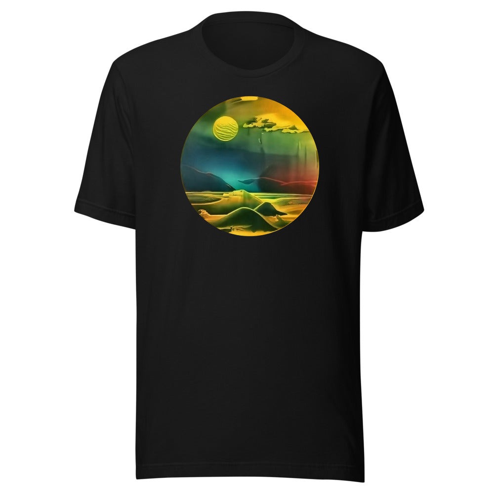 Golden Moonrise Tee - Black