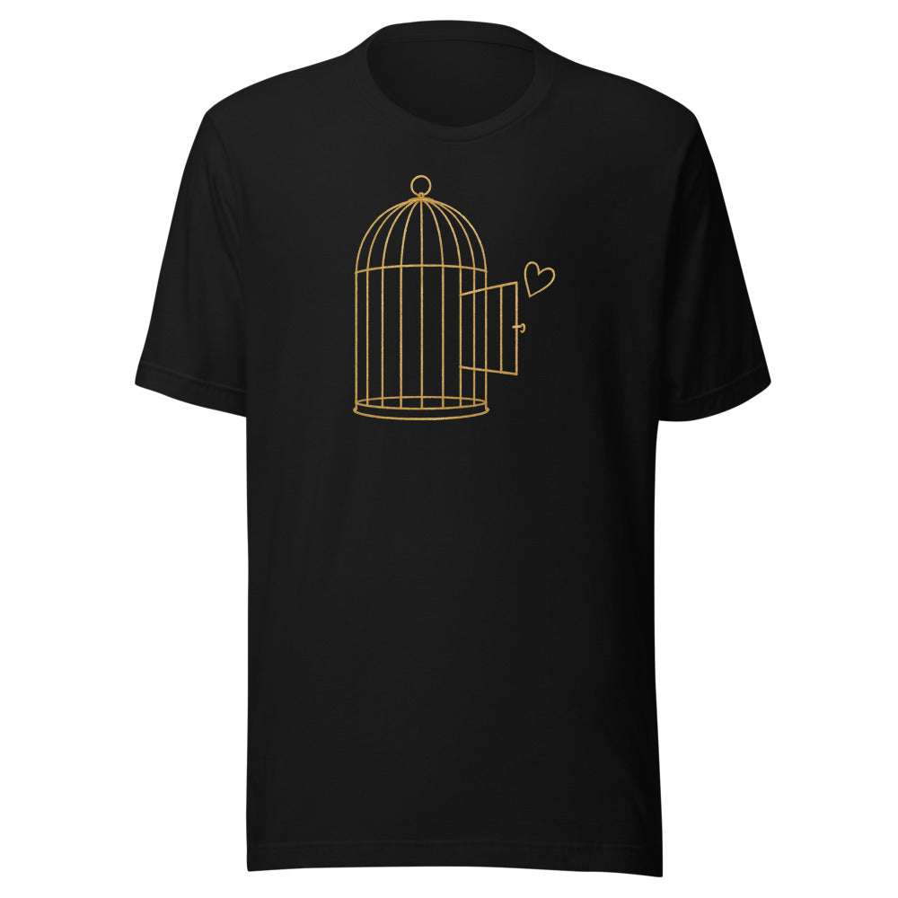 Open Cage Tee - Black