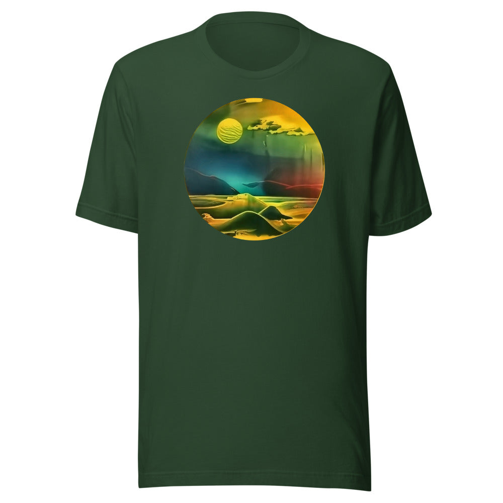 Golden Moonrise Tee - Forest