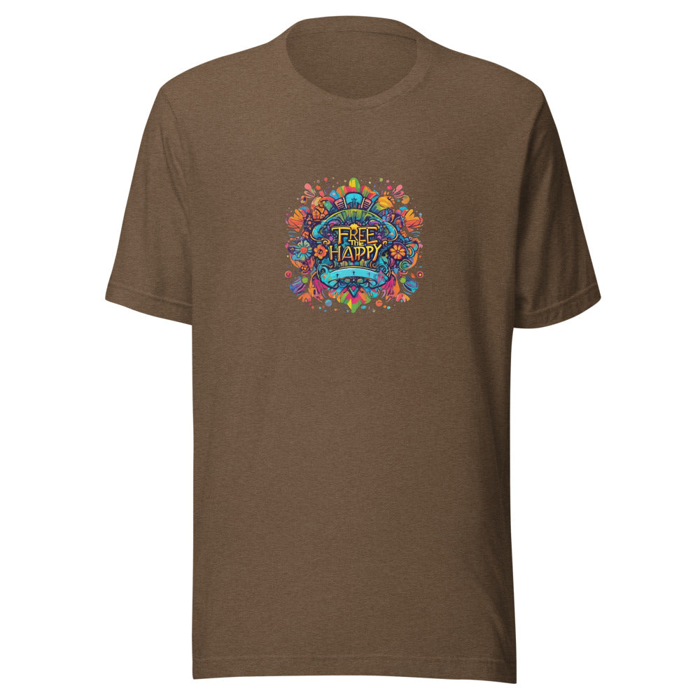 Free the Happy Mandala Tee - Heather Brown