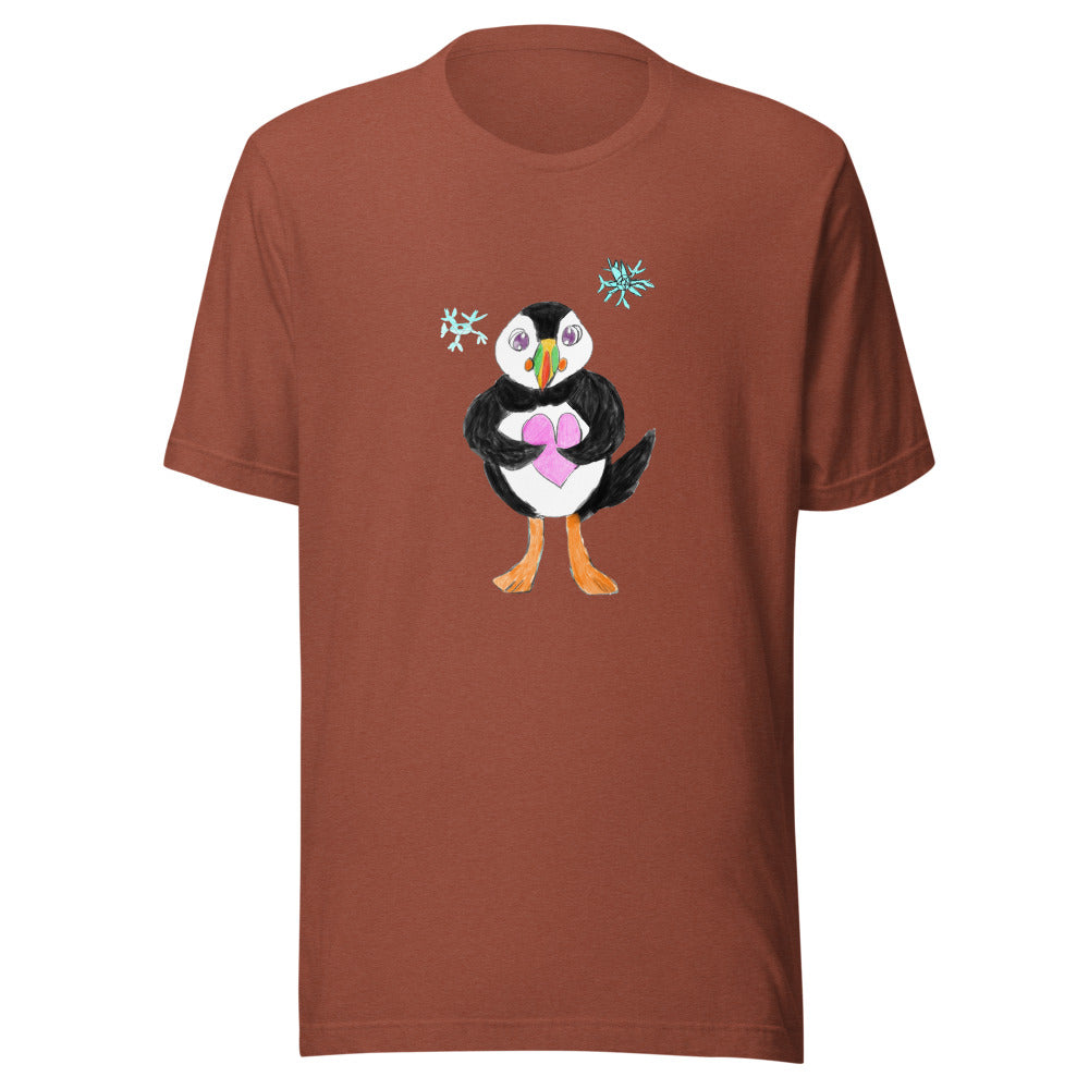 Puffin Tee - Heather Clay