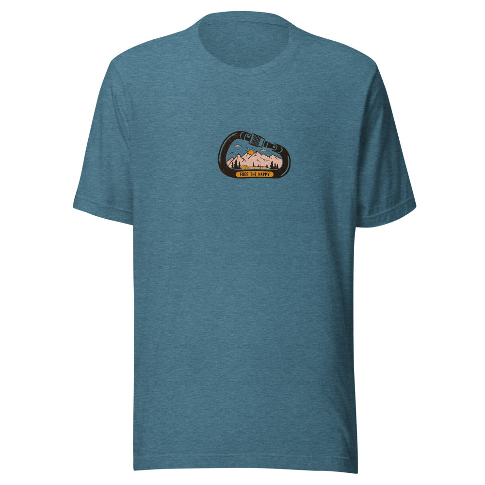 Carabiner Tee - Heather Deep Teal