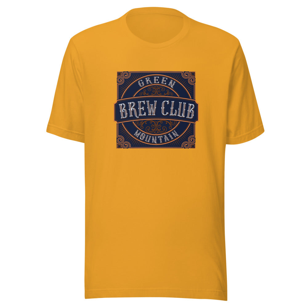 Green Mountain Brew Club Tee - Mustard