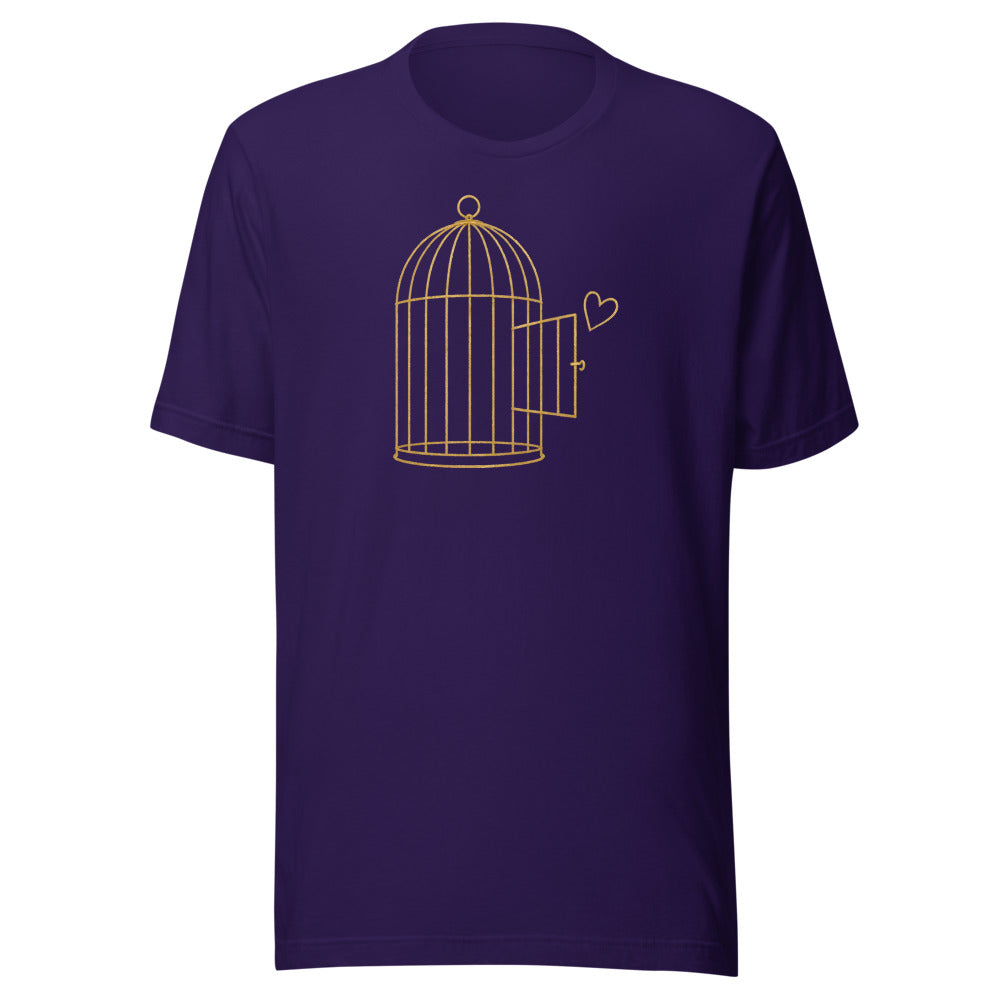 Open Cage Tee - Team Purple