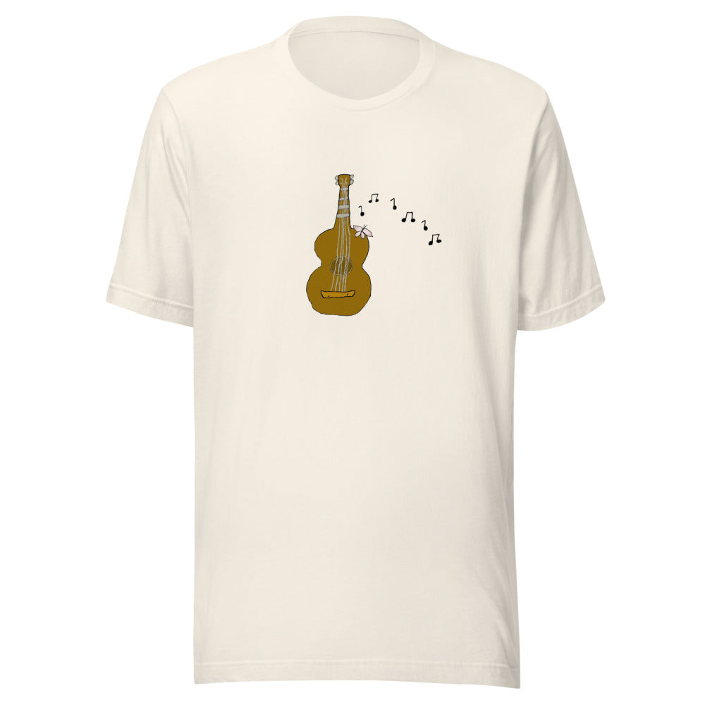 White Butterfly Tee - Vintage White