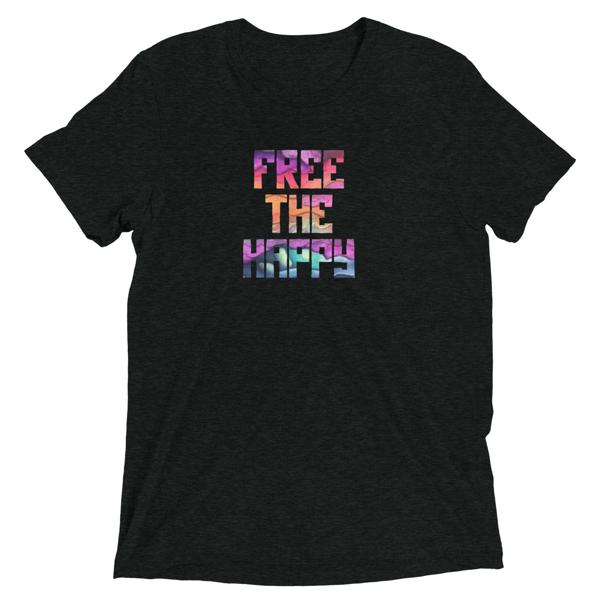 Free the Happy Tie-Dye Letters Tee