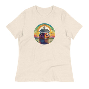 Free The Happy Take A Cruise  Women's Relaxed T-Shirt