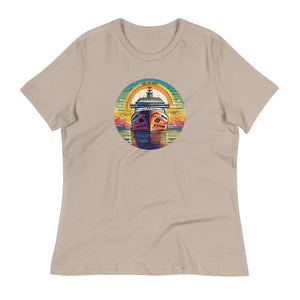 Free The Happy Take A Cruise  Women's Relaxed T-Shirt