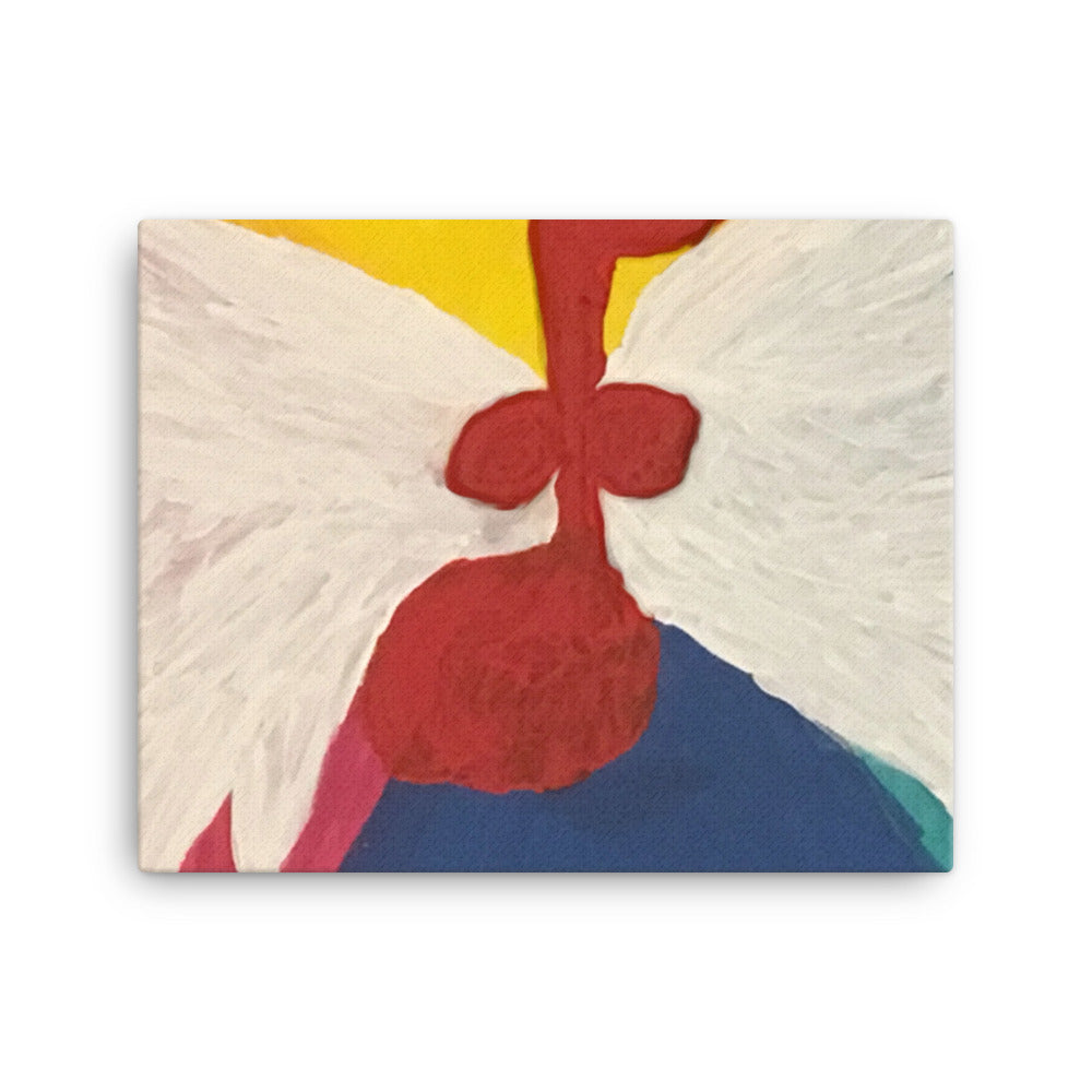 Flying Note Canvas Print