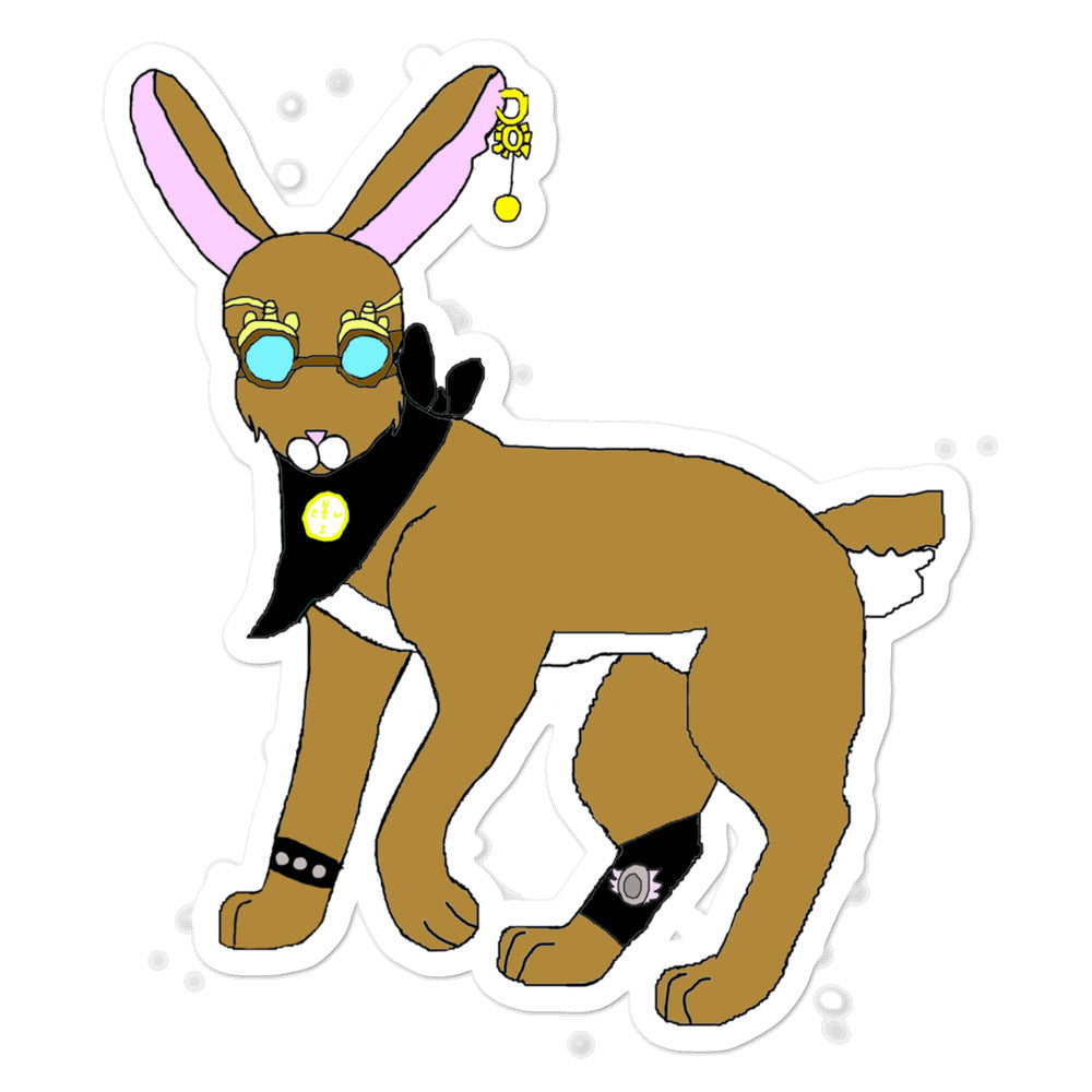Steampunk Rabbit Sticker