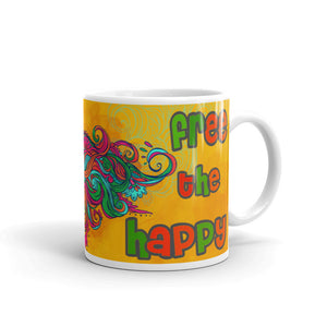 Free The Happy - Micro Bus - Mug