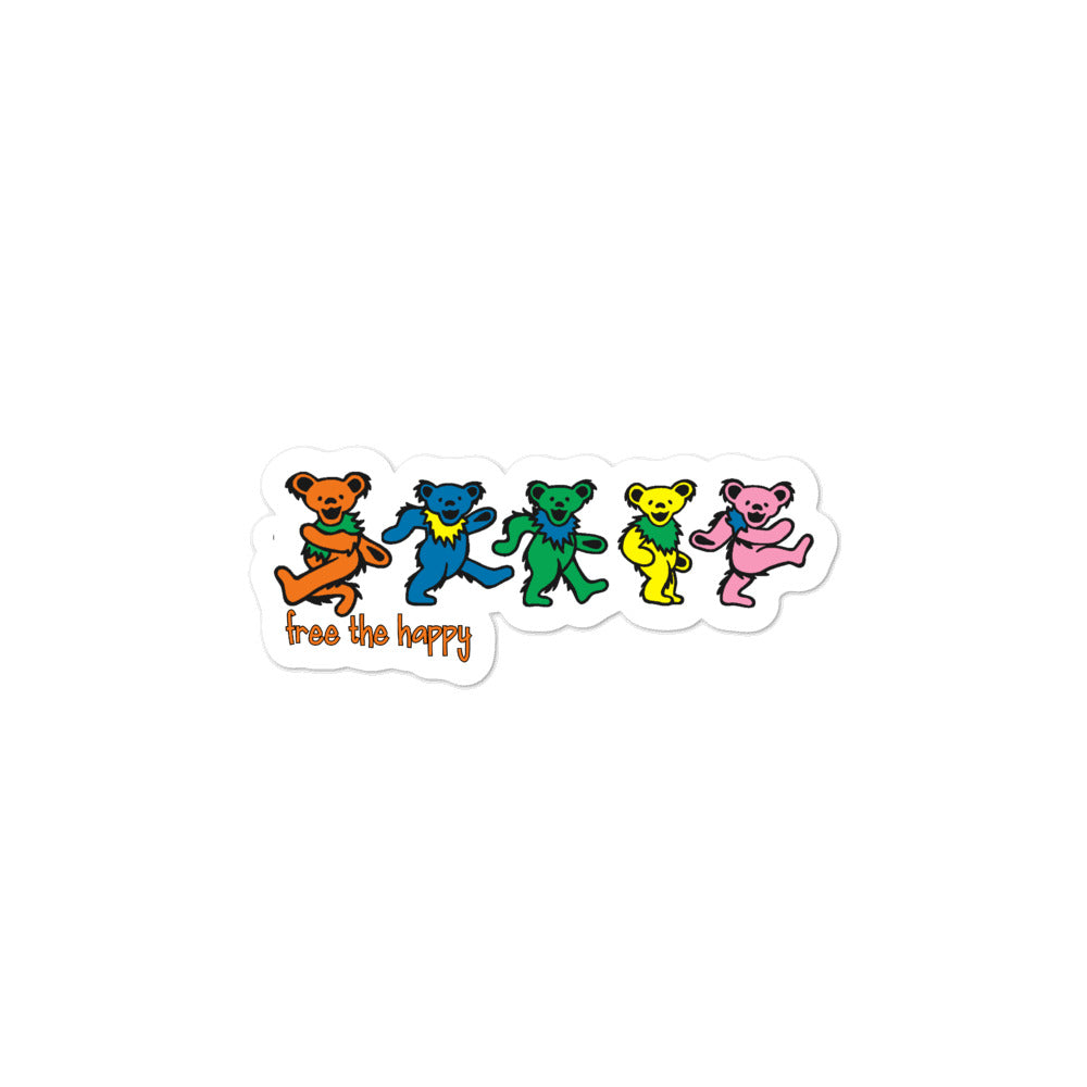 Go Your Own Way Bears Sticker