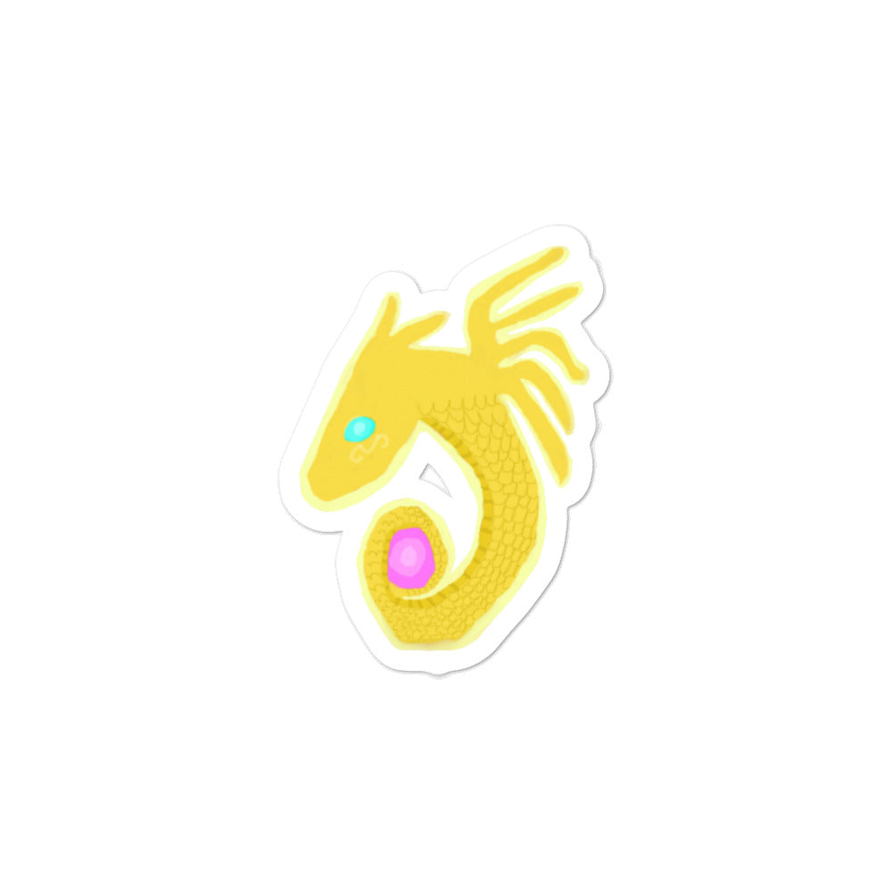 Gold Dragon Sticker