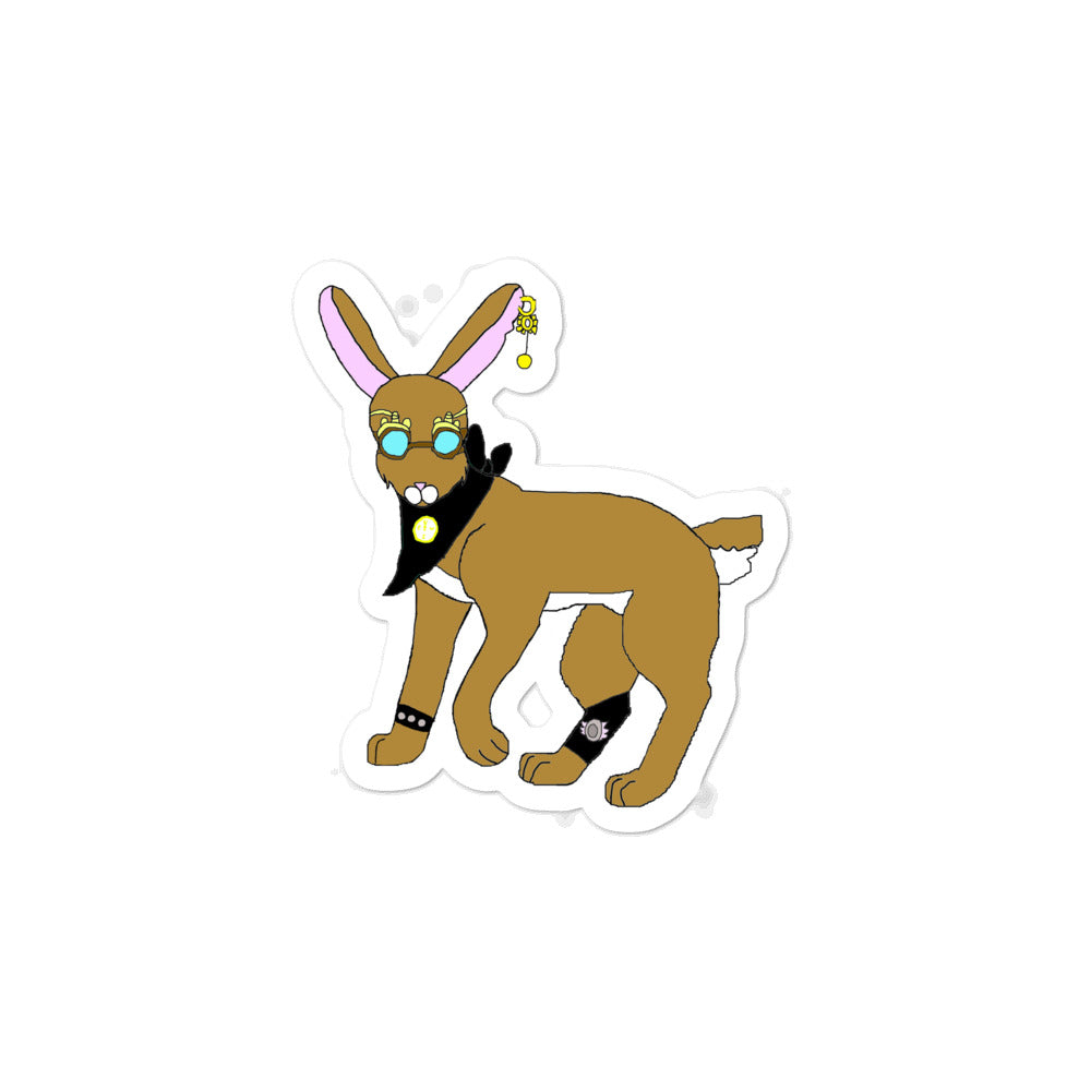 Steampunk Rabbit Sticker
