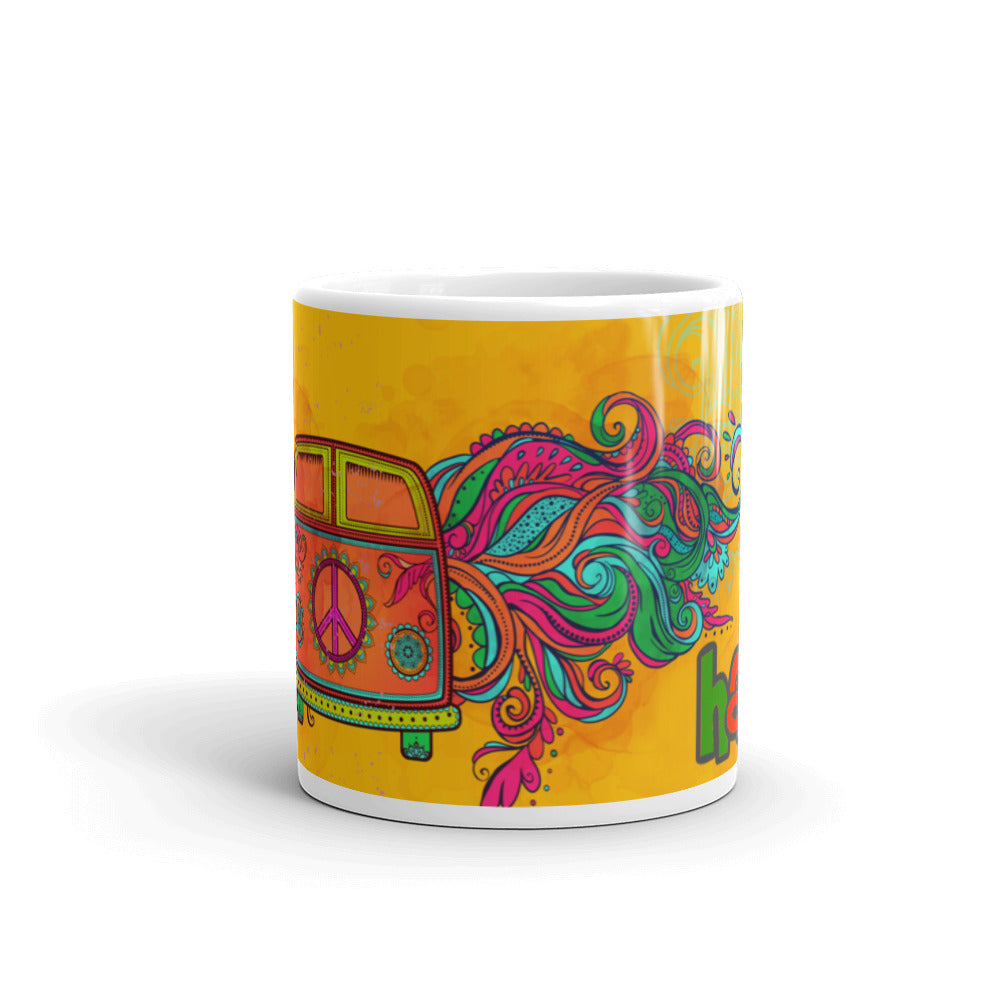 Free The Happy - Micro Bus - Mug