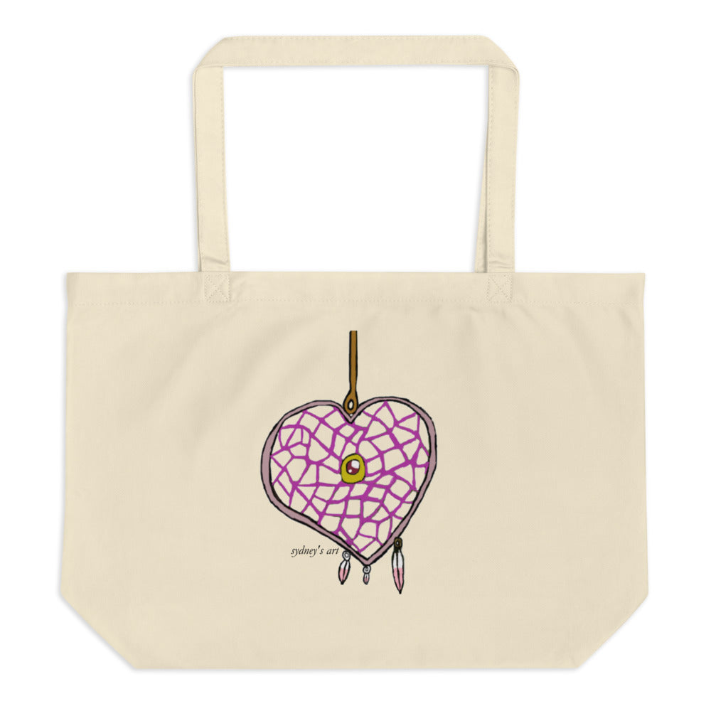 Sydney's Art - Dream Catcher - Large organic tote bag