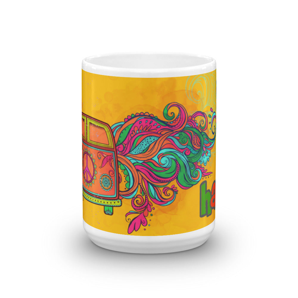 Free The Happy - Micro Bus - Mug