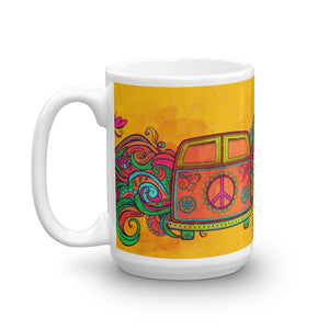 Free The Happy - Micro Bus - Mug