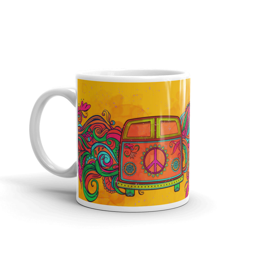 Free The Happy - Micro Bus - Mug