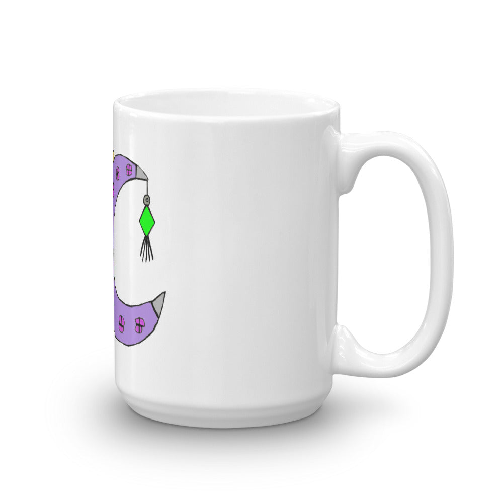 Heart and Moon Mug
