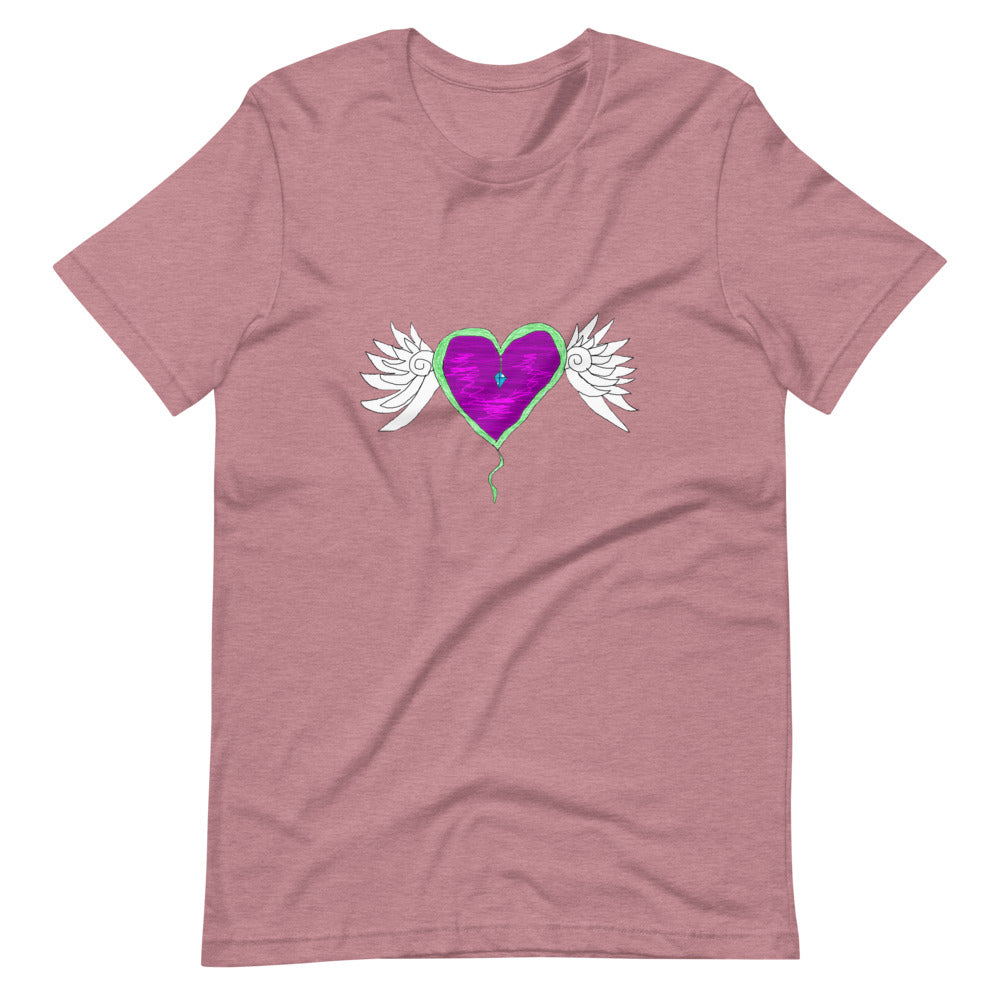 Sydney's Art - Heart Balloon - Short-Sleeve Unisex T-Shirt