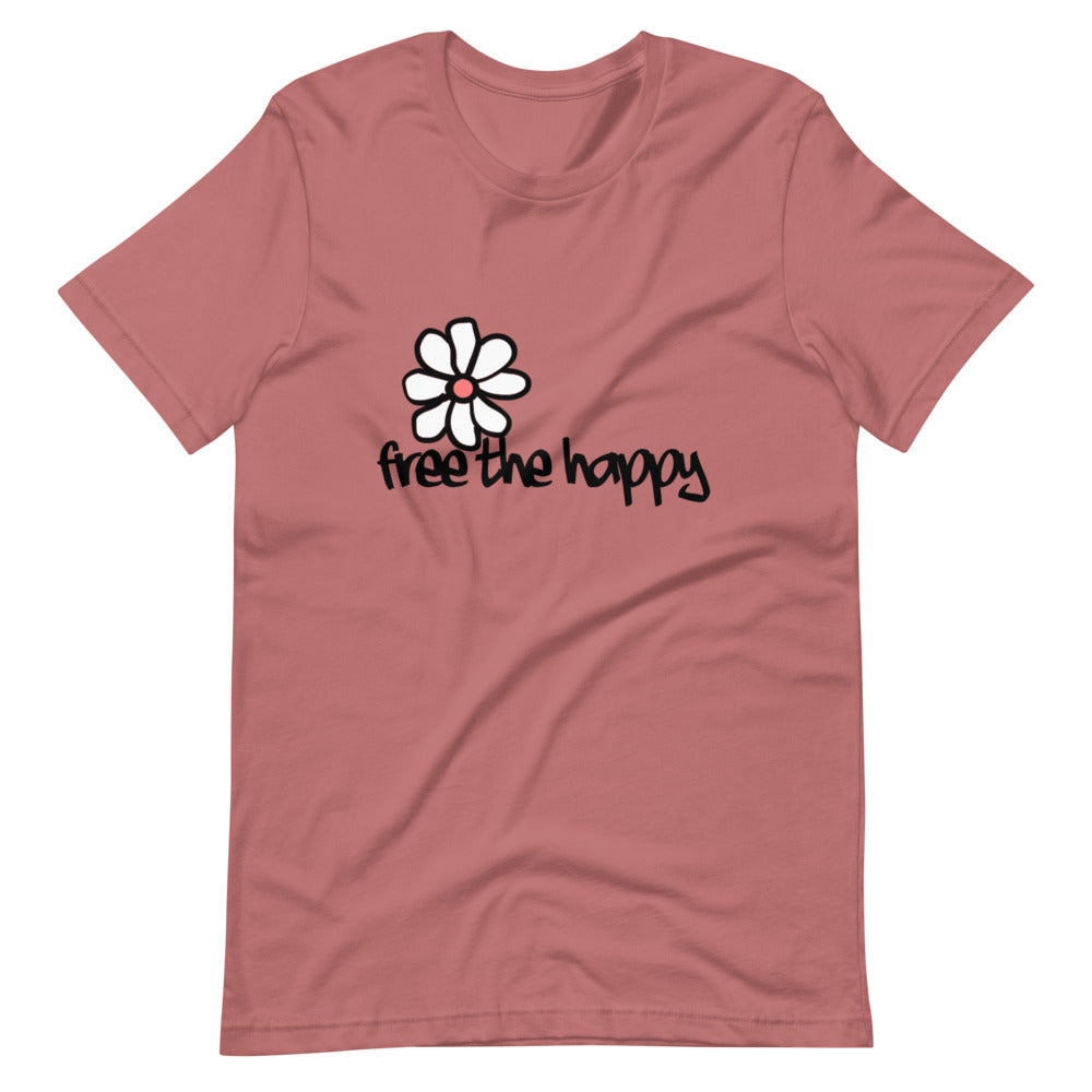 Free The Happy - Daisy - Short-Sleeve Unisex T-Shirt