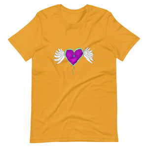 Sydney's Art - Heart Balloon - Short-Sleeve Unisex T-Shirt