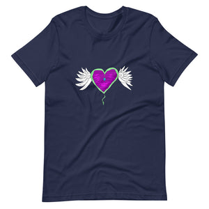 Sydney's Art - Heart Balloon - Short-Sleeve Unisex T-Shirt