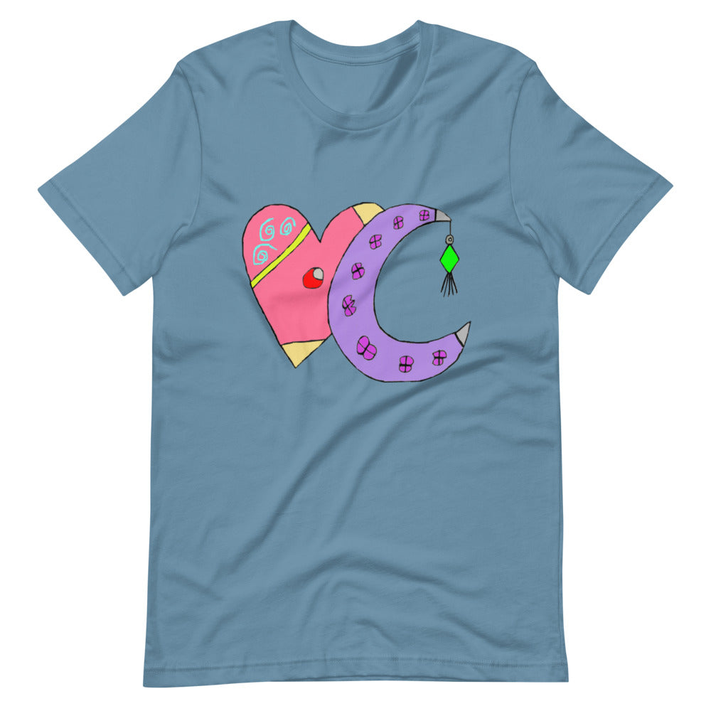 Sydney's Art - Girly Design - Short-Sleeve Unisex T-Shirt