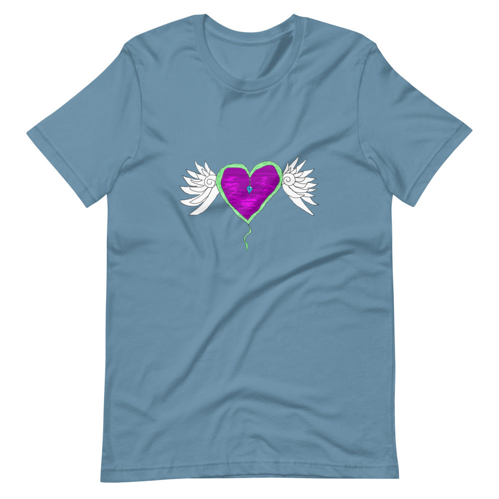 Sydney's Art - Heart Balloon - Short-Sleeve Unisex T-Shirt