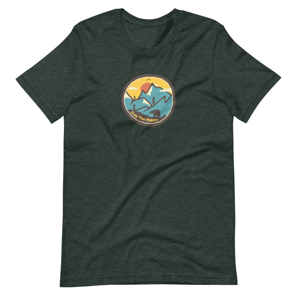 Free The Happy - Bear Mountain - Short-sleeve unisex t-shirt