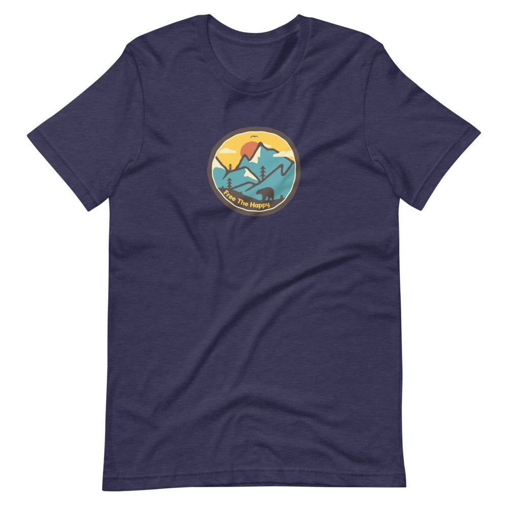 Free The Happy - Bear Mountain - Short-sleeve unisex t-shirt