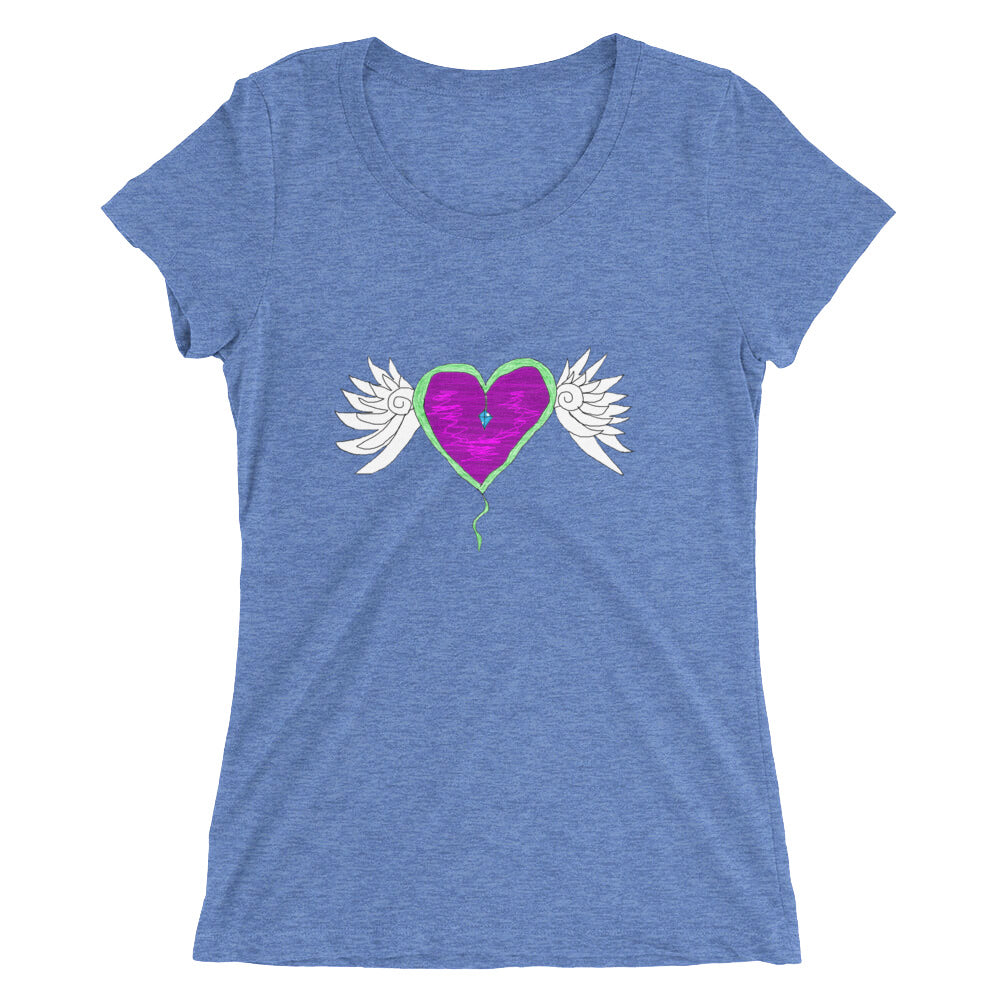 Sydney's Art - Heart Balloon - Ladies' short sleeve t-shirt