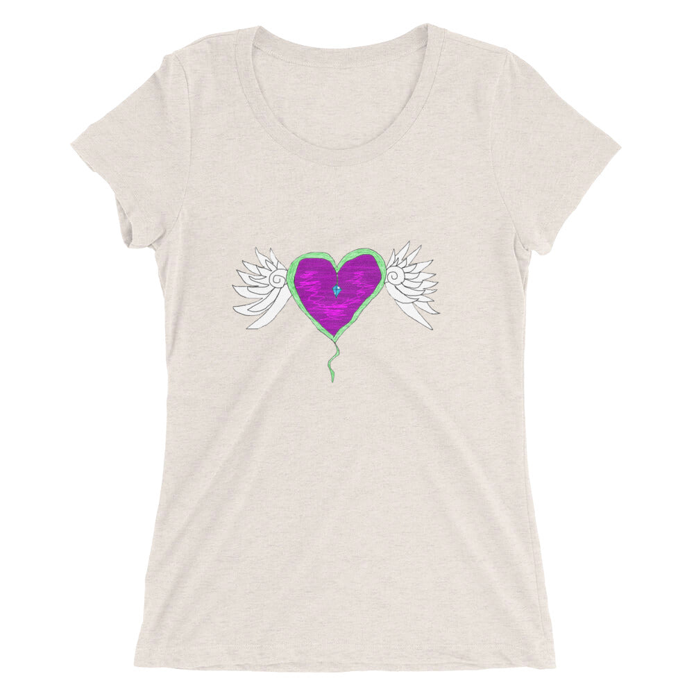 Sydney's Art - Heart Balloon - Ladies' short sleeve t-shirt