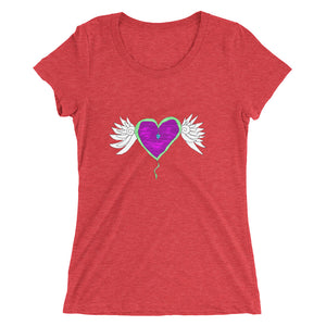 Sydney's Art - Heart Balloon - Ladies' short sleeve t-shirt